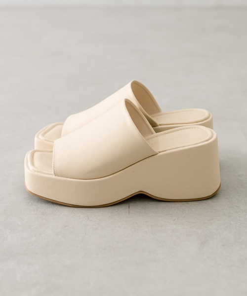 mystic（ミスティック）の「ボリュームサンダル（サンダル・レディース・ブラック/アイボリー・36/37/38）」の6枚目の写真