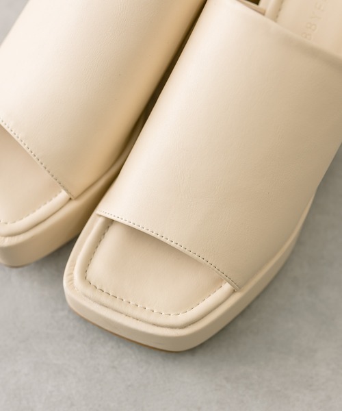 mystic（ミスティック）の「ボリュームサンダル（サンダル・レディース・ブラック/アイボリー・36/37/38）」の8枚目の写真