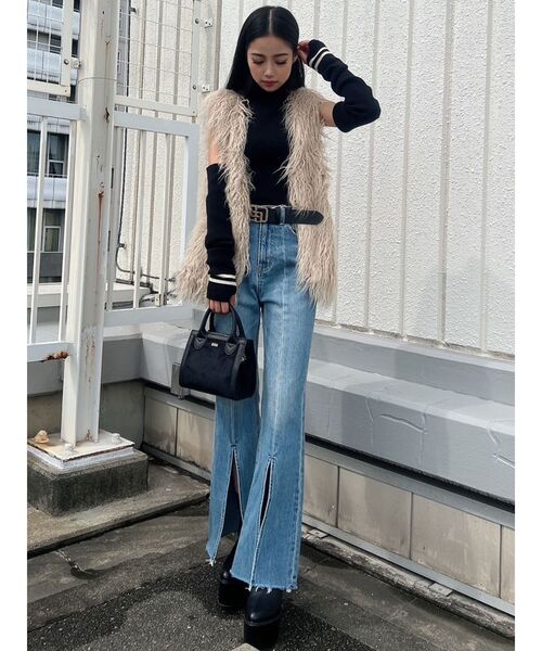 GYDA(ジェイダ)の「JEYSUS GGレザーワイドベルト(ベルト・レディース・ゴールド/シルバー・FREE)」の9枚目の写真