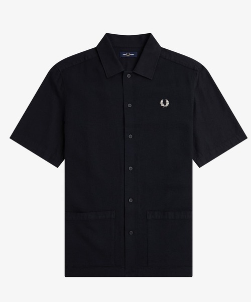 FRED PERRY（フレッドペリー）の「Linen Pique Panel Shirt