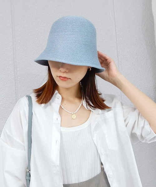 minia（ミニア）の「クローシュハット（ハット・レディース・ブラック/アイボリー/ベージュ/ブルー/パープル・FREE）」の4枚目の写真