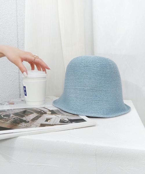 minia（ミニア）の「クローシュハット（ハット・レディース・ブラック/アイボリー/ベージュ/ブルー/パープル・FREE）」の6枚目の写真