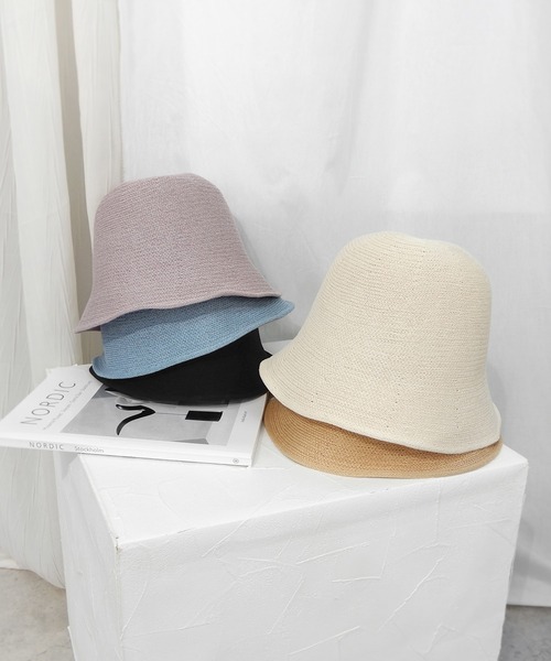 minia（ミニア）の「クローシュハット（ハット・レディース・ブラック/アイボリー/ベージュ/ブルー/パープル・FREE）」の15枚目の写真