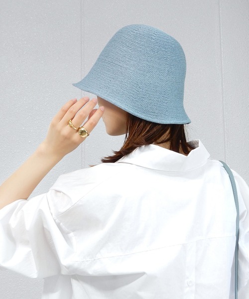 minia（ミニア）の「クローシュハット（ハット・レディース・ブラック/アイボリー/ベージュ/ブルー/パープル・FREE）」の17枚目の写真