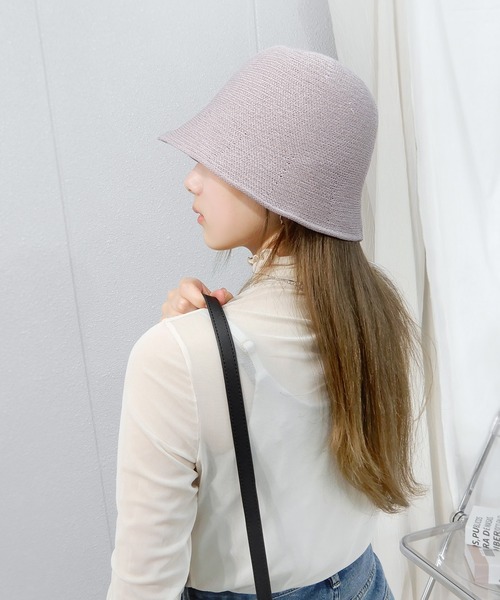 minia（ミニア）の「クローシュハット（ハット・レディース・ブラック/アイボリー/ベージュ/ブルー/パープル・FREE）」の8枚目の写真