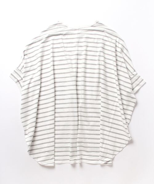 AMERICAN HOLIC(アメリカンホリック)の「ボーダーポンチョカットチュニック2(Tシャツ/カットソー・レディース・グレー系その他・M/L)」の20枚目の写真