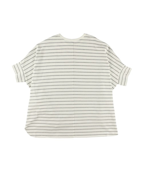 AMERICAN HOLIC(アメリカンホリック)の「ボーダーポンチョカットチュニック2(Tシャツ/カットソー・レディース・グレー系その他・M/L)」の13枚目の写真