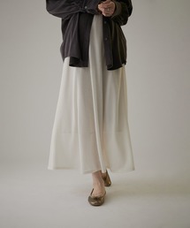 SALON adam et rope' | KINANシアーリブロングスカート(スカート)