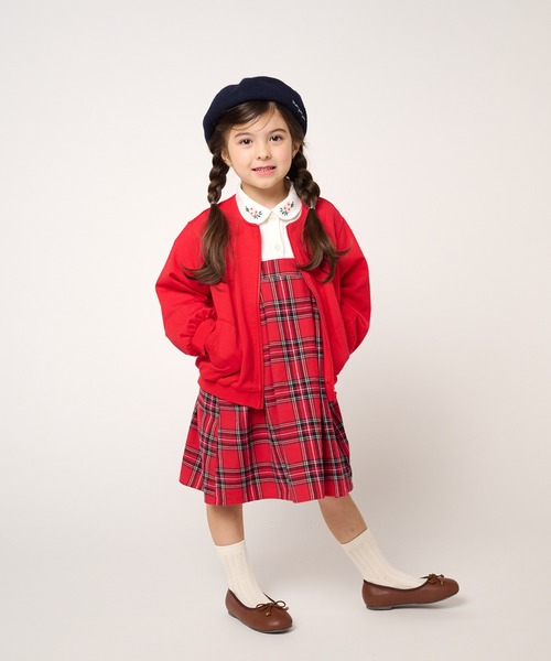 Moujonjon（ムージョンジョン）の「衿お花刺繍・衿レース白長袖ブラウス（シャツ/ブラウス・キッズ・その他3/その他1・120/140/130/90/110/100）」の13枚目の写真