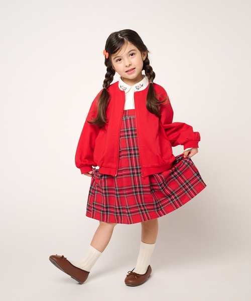 Moujonjon（ムージョンジョン）の「衿お花刺繍・衿レース白長袖ブラウス（シャツ/ブラウス・キッズ・その他3/その他1・120/140/130/90/110/100）」の14枚目の写真