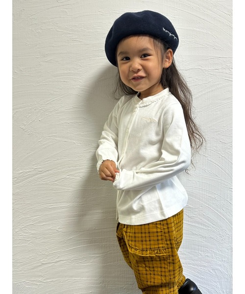 Moujonjon（ムージョンジョン）の「衿お花刺繍・衿レース白長袖ブラウス（シャツ/ブラウス・キッズ・その他3/その他1・120/140/130/90/110/100）」の22枚目の写真
