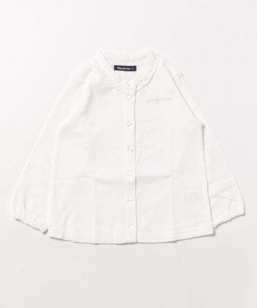 Moujonjon（ムージョンジョン）の「衿お花刺繍・衿レース白長袖ブラウス（シャツ/ブラウス・キッズ・その他3/その他1・120/140/130/90/110/100）」の19枚目の写真