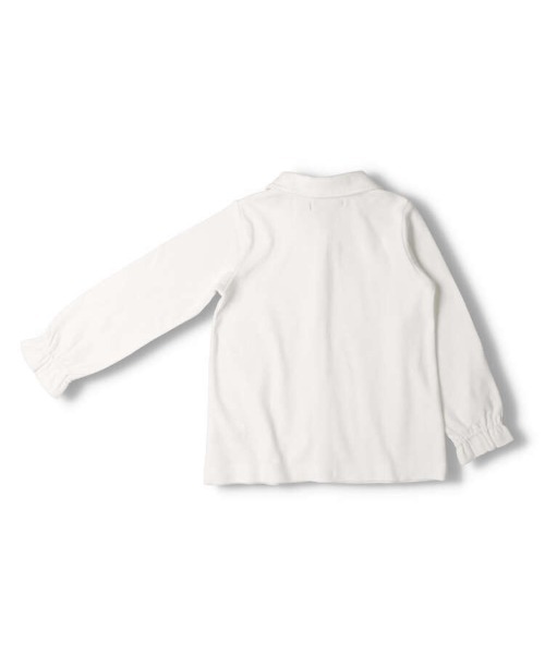 Moujonjon（ムージョンジョン）の「衿お花刺繍・衿レース白長袖ブラウス（シャツ/ブラウス・キッズ・その他3/その他1・120/140/130/90/110/100）」の16枚目の写真