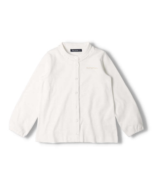 Moujonjon（ムージョンジョン）の「衿お花刺繍・衿レース白長袖ブラウス（シャツ/ブラウス・キッズ・その他3/その他1・120/140/130/90/110/100）」の18枚目の写真