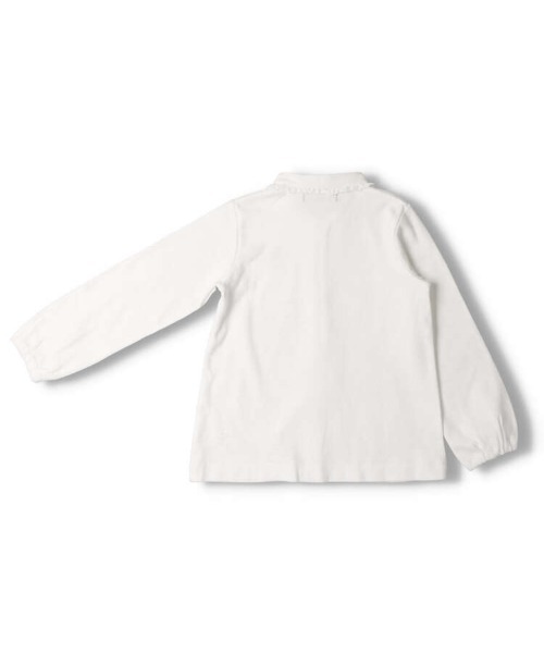 Moujonjon（ムージョンジョン）の「衿お花刺繍・衿レース白長袖ブラウス（シャツ/ブラウス・キッズ・その他3/その他1・120/140/130/90/110/100）」の17枚目の写真