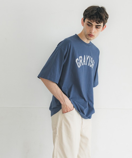 coca(coca)(コカ)の「メンズアーチプリントTシャツ(Tシャツ/カットソー・メンズ・ブルー/ホワイト・L/XL/M)」の9枚目の写真