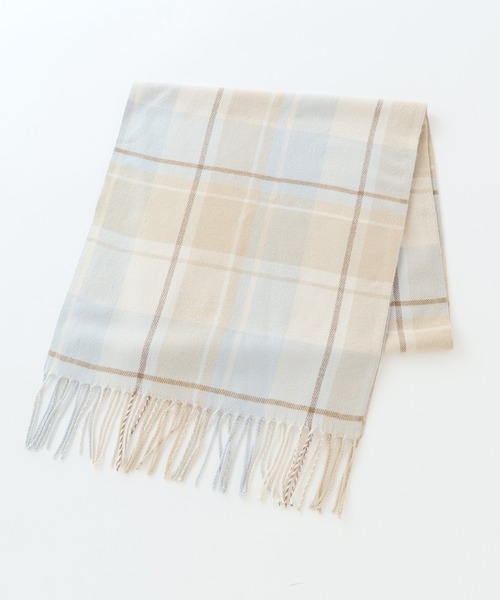 Honeys（ハニーズ）の「大きめチェック柄マフラー（マフラー・レディース・ピンク系その他2/ブルー系その他/グレー系その他2/グレー系その他/ベージュ系その他/サックスブルー系1/ネイビー系/サックスブルー系/ピンク系その他・FREE）」の20枚目の写真