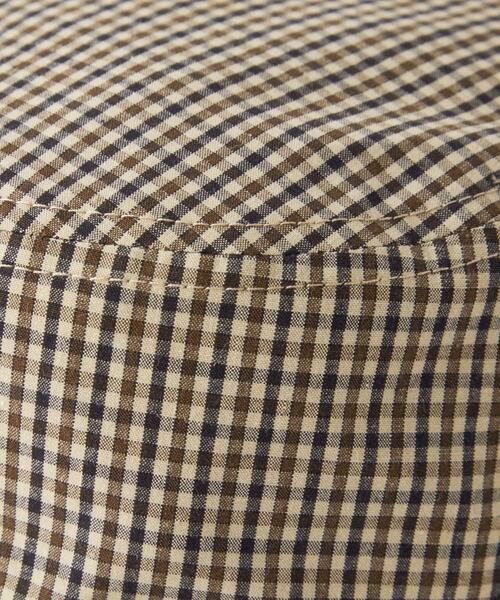 green label relaxing(グリーンレーベルリラクシング)の「GLR ミニ チェック バケットハット(ハット・メンズ・ネイビー/ベージュ・FREE)」の10枚目の写真