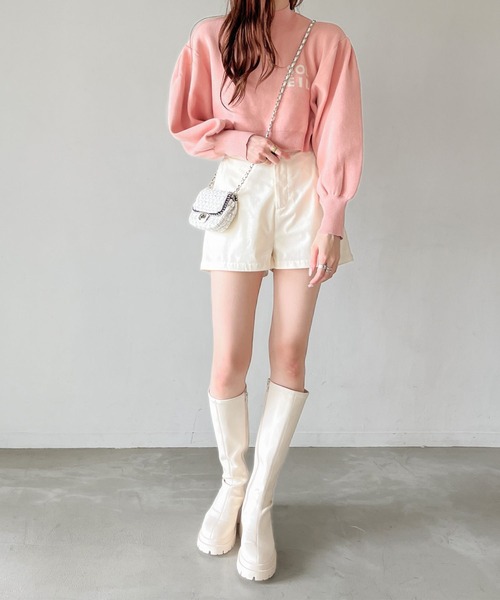 Heather（ヘザー）の「細コールショートパンツ　 978413（その他パンツ・レディース・ブラック/ブラウン/アイボリー・S/M）」の4枚目の写真