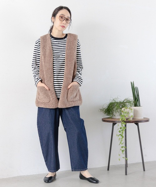 studio CLIP（スタディオクリップ）の「アソートファーベスト（ベスト