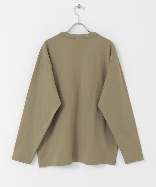 ITEMS URBANRESEARCH（アイテムズ アーバンリサーチ）の「発熱機能 ナガソデムジカットソー（Tシャツ/カットソー・メンズ・ブルー/モカ/ホワイト/ブラック・MEDIUM/LARGE）」の15枚目の写真