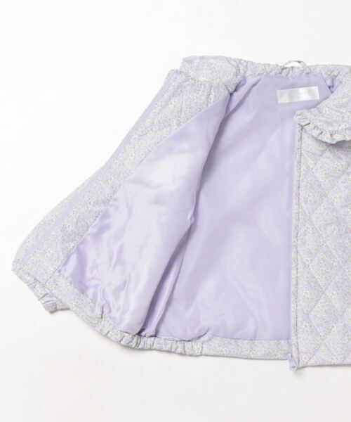 Catherine Cottage（キャサリンコテージ）の「小花柄キルトジャケット（その他アウター・キッズ・ベージュ/ライラック・160/110/120/140/130/150）」の14枚目の写真