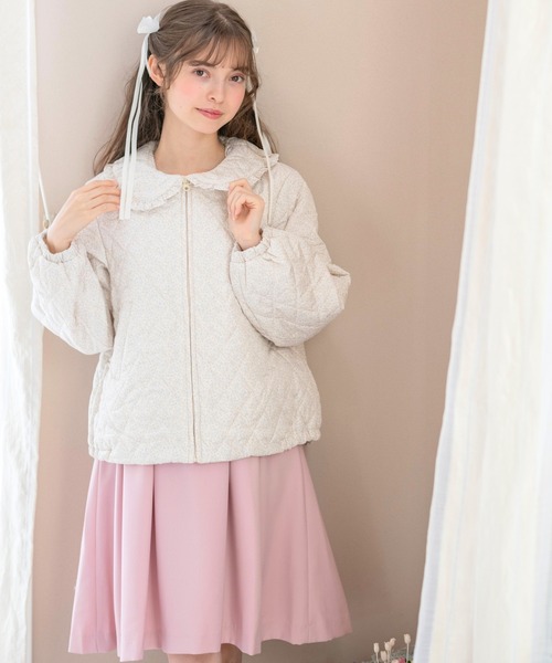 Catherine Cottage（キャサリンコテージ）の「小花柄キルトジャケット（その他アウター・キッズ・ベージュ/ライラック・160/110/120/140/130/150）」の20枚目の写真