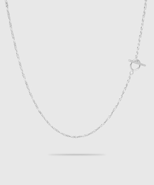 ISOLATION（アイソレーション）の「【ISOLATION / アイソレーション】SV925 TWIST CHAIN NECKLACE S / ツイストチェーン マンテルネックレス シルバー925（ネックレス・レディース・シルバー/シルバー×ゴールド・45cm/40cm）」の17枚目の写真