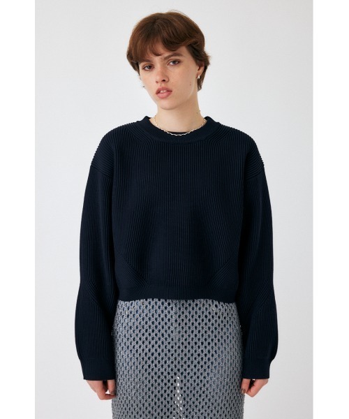 MOUSSY(マウジー)の「OVERSIZED ニット(ニット/セーター・レディース・ピンク/ライム/ネイビー/オレンジ系その他・FREE)」の5枚目の写真