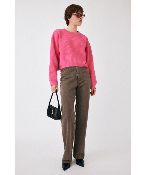 MOUSSY(マウジー)の「OVERSIZED ニット(ニット/セーター・レディース・ピンク/ライム/ネイビー/オレンジ系その他・FREE)」の16枚目の写真