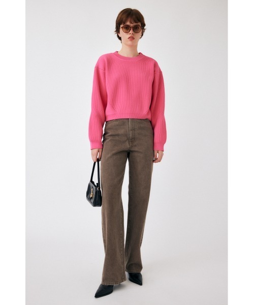 MOUSSY(マウジー)の「OVERSIZED ニット(ニット/セーター・レディース・ピンク/ライム/ネイビー/オレンジ系その他・FREE)」の17枚目の写真