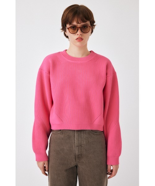 MOUSSY(マウジー)の「OVERSIZED ニット(ニット/セーター・レディース・ピンク/ライム/ネイビー/オレンジ系その他・FREE)」の19枚目の写真