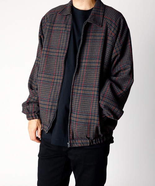 【セール】「INASTUDIOS SELECT」チェック スウィングトップ（ブルゾン）｜INASTUDIOS ZOO（イーナストゥディオスズー）