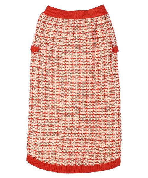 Furryrate（ファーリーレート）の「・furry　rate　ツィードラメニットスカート（スカート・レディース・ブラック/オレンジ・FREE）」の11枚目の写真