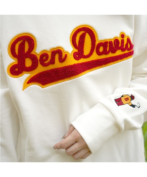 BEN DAVIS(ベンデイビス)の「《BEN DAVIS》 レディース スウェット(スウェット・レディース・ブラック/ネイビー/オフホワイト・FREE)」の6枚目の写真
