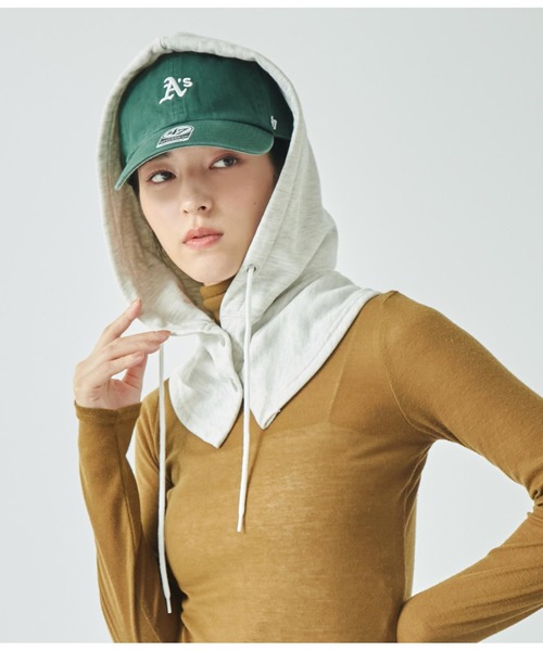 ANAP(アナップ)の「バラクラバ付き裏起毛スウェットトレーナー(パーカー・レディース・ブラック/ネイビー/ライトグレー・FREE)」の18枚目の写真