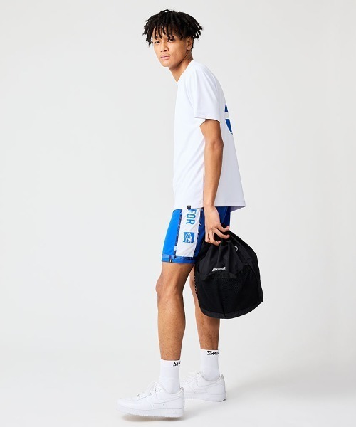 SPALDING(スポルディング)の「【SPALDING:スポルディング】キンチャクボールホルダー/ミニバッグ・ナップサック(ショルダーバッグ・メンズ・サンドベージュ/ブラック・FREE)」の9枚目の写真