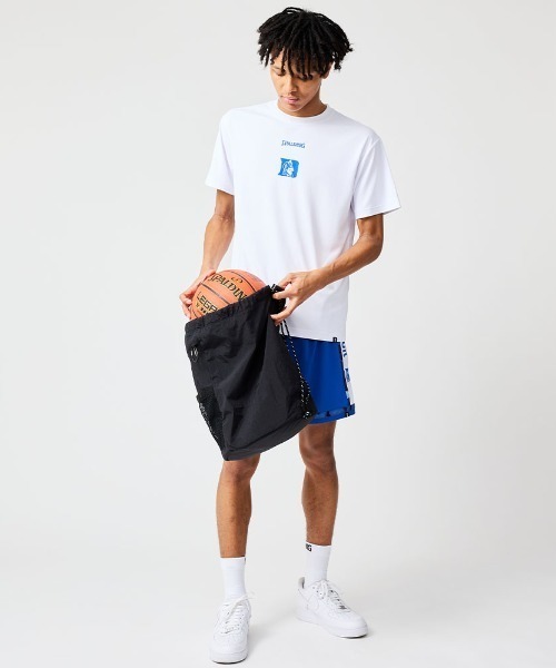 SPALDING(スポルディング)の「【SPALDING:スポルディング】キンチャクボールホルダー/ミニバッグ・ナップサック(ショルダーバッグ・メンズ・サンドベージュ/ブラック・FREE)」の10枚目の写真