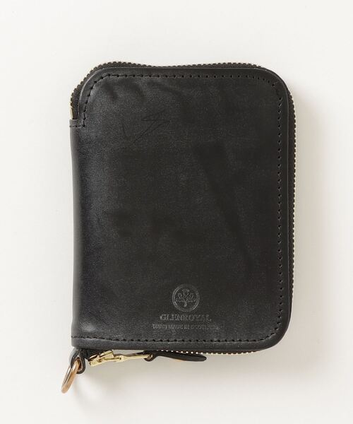 GLENROYAL（グレンロイヤル）の「GLENROYAL / グレンロイヤル：ZIP AROUND SMALL WALLET：03-5866[MUS]（財布・メンズ・ブラック系その他/レッド系その他・FREE）」の2枚目の写真