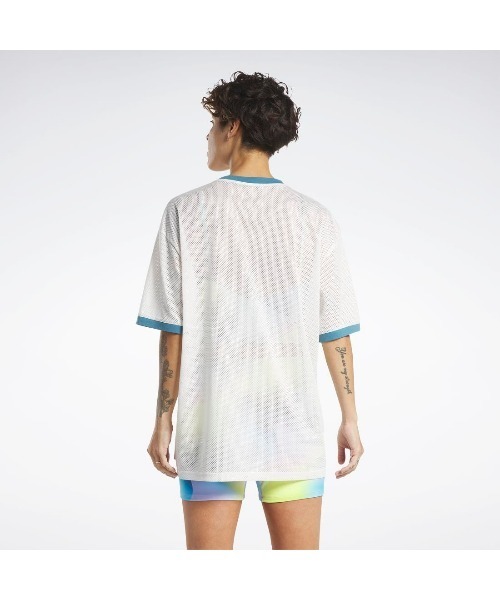 Reebok(リーボック)の「ユニティートップス / UNITY TOP(Tシャツ/カットソー・メンズ・ホワイト/ライラック・LARGE/MEDIUM/SMALL/XX-LARGE/X-LARGE)」の3枚目の写真