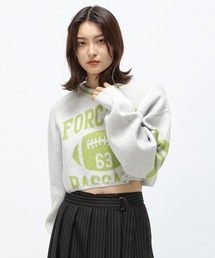 Anui | 【UNISEX】カレッジジャガードニットプルオーバー(ニット/セーター)