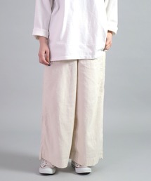 [OMNIGOD womens / オムニゴッド] CLツイルPWイージーワイドパンツ