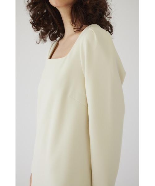 RIM.ARK ◌ タックロングドレス　38サイズ リムアーク RIM.ARK Shoulder tuck long dress （NVY