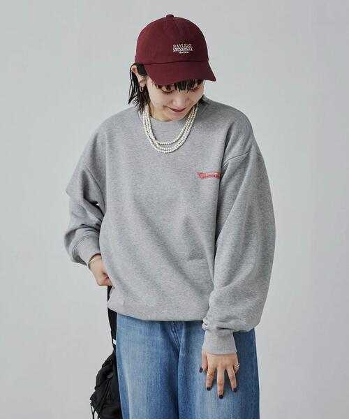 COLEMAN（コールマン）の「COLEMAN（コールマン）別注プリント裏毛クルーネックスウェット23AW（スウェット・メンズ・ダークグリーン/ネイビー/グレー/オフホワイト・S/M/L/XL）」の17枚目の写真