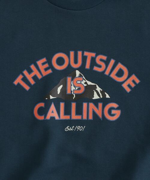 COLEMAN（コールマン）の「COLEMAN（コールマン）別注プリント裏毛クルーネックスウェット23AW（スウェット・メンズ・ダークグリーン/ネイビー/グレー/オフホワイト・S/M/L/XL）」の12枚目の写真