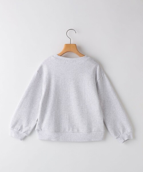 SHIPS（シップス）の「SHIPS KIDS:100～125cm / ガーゼ 裏毛 メッセージ スウェット（Tシャツ/カットソー・キッズ・ブルー/ライトグレー・SMALL/MEDIUM）」の3枚目の写真