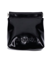 X-girl | FAUX LEATHER LOGO POUCH (ポーチ)