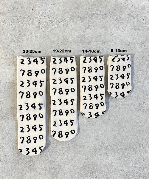 MARKEY'S(マーキーズ)の「ショートクルーソックス/ナンバー(23~25cm)(ソックス/靴下・レディース・レッド/オフホワイト/グリーン・L)」の5枚目の写真