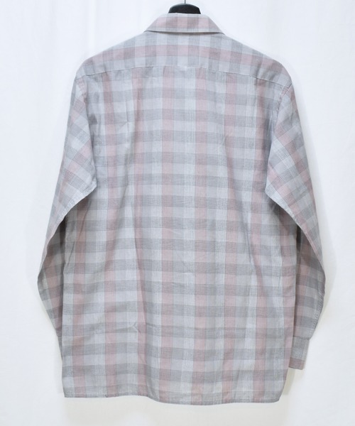 pierre cardin(ピエールカルダン)の「【ヴィンテージ古着】pierre cardin / ピエールカルダン チェック柄 長袖シャツ(シャツ/ブラウス・メンズ・グレー・MEDIUM)」の4枚目の写真