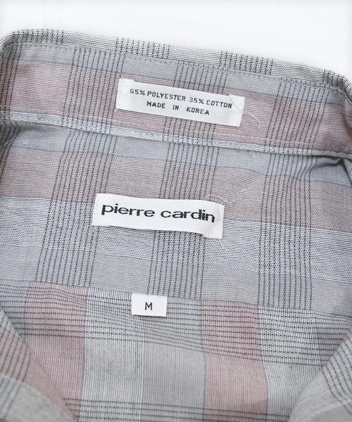 pierre cardin(ピエールカルダン)の「【ヴィンテージ古着】pierre cardin / ピエールカルダン チェック柄 長袖シャツ(シャツ/ブラウス・メンズ・グレー・MEDIUM)」の13枚目の写真
